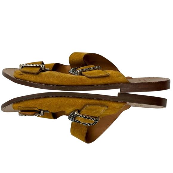 Sezane Jade Low Mules buckle sandals Sz 41 - Picture 3 of 7